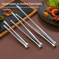 GrillMaster Pro Stainless Steel BBQ Tongs