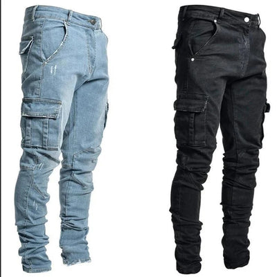 MetroFlex Cargo Jeans – Streetwear Utility Denim