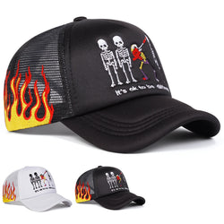 It’s OK to Be Different’ Skeleton Embroidered Cap