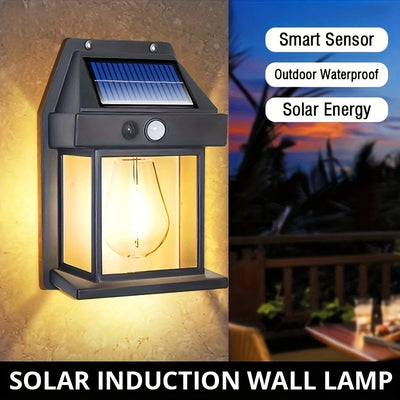 Solar Motion Sensor Wall Light – IP65 Waterproof Outdoor LED Safety Lamp for Patio, Deck, Porch, Garage & Barn