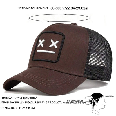 XX Face  Embroidery Baseball Cap