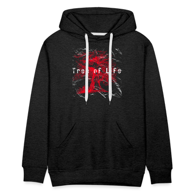 Tree of Life Hoodie - charcoal grey
