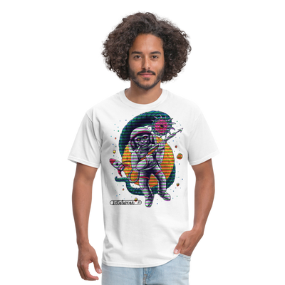 Space monkey Tee - white