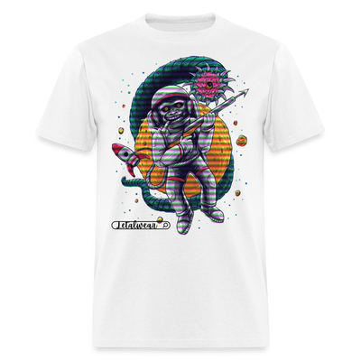 Space monkey Tee - white