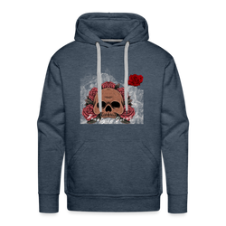 Beauty in Decay Hoodie - heather denim