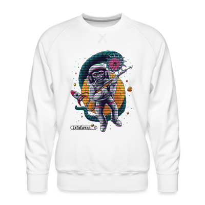Space Monkey Sweatshirt - white