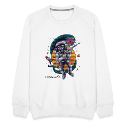 Space Monkey Sweatshirt - white