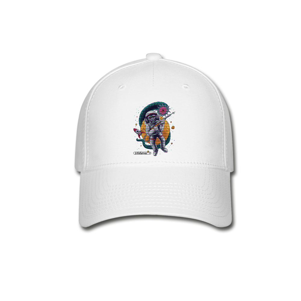 Space Monkey  Cap - white